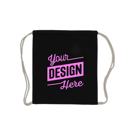 Cotton Drawstring Bags, 145gsm