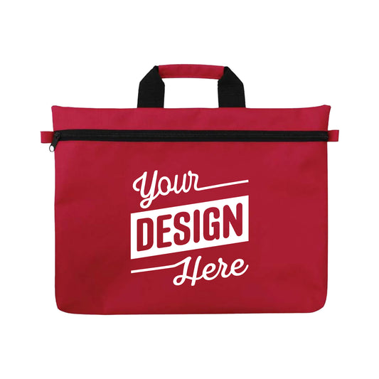 Document Bags with zipper and Handle strap