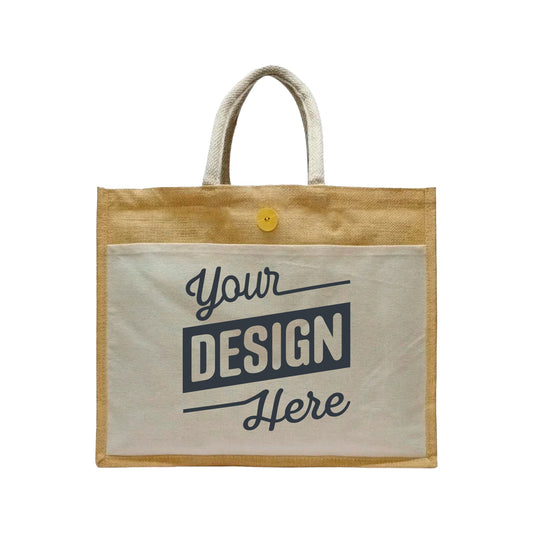 Jute Bag with Pocket