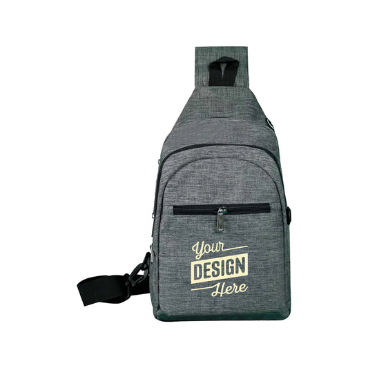 Cross Strap body Bags with Headphone Hole