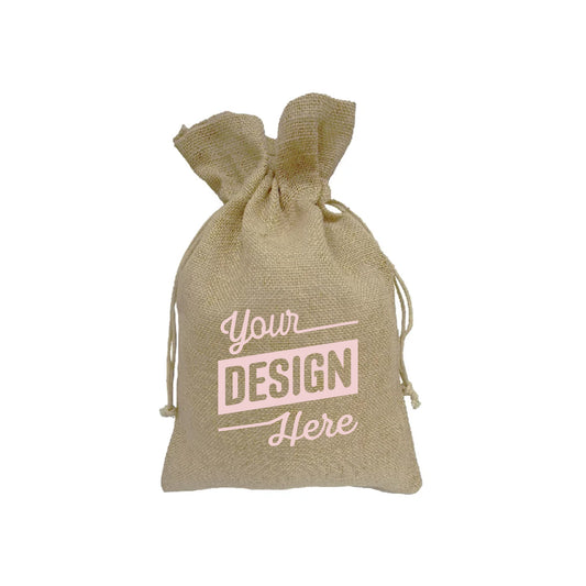 Jute String Pouches, Large