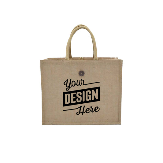Eco-friendly Jute Bag With Lamination, Large