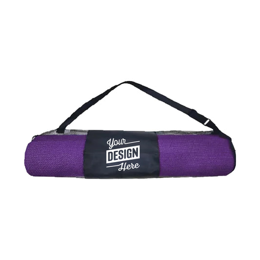 6 mm Non-Slip Yoga Matt in Pouch, Sports matt, Exercise, Gym Matt