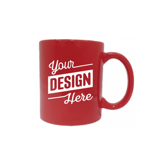 Colorful Ceramic Mug, 11 oz