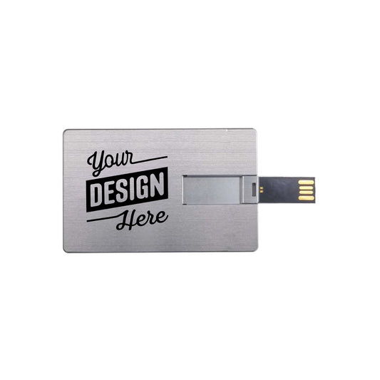 Aluminum Card Size USB Flash Drives