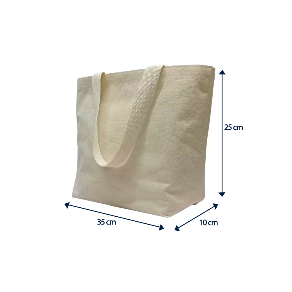 Canvas Beach Bag (JACB07), Blank - Just Adore