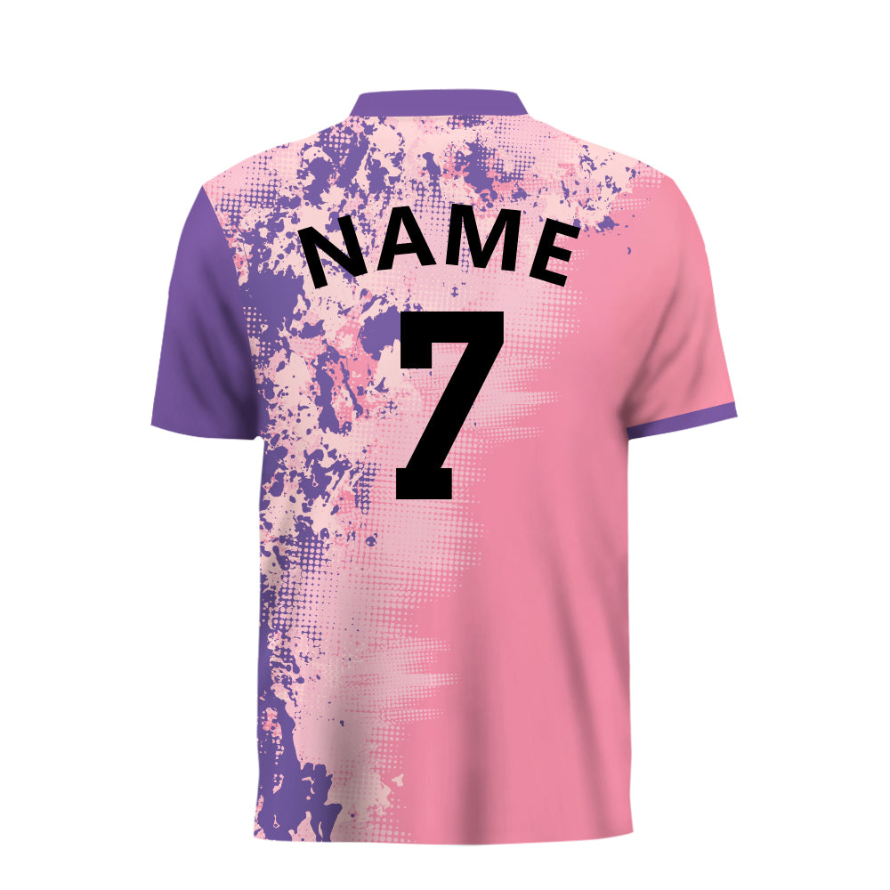 Pink Cricket team Custom jersey, MOQ 11 Pcs - Just Adore