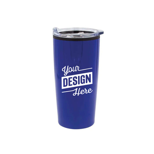 Double-Wall Travel Mugs with Clear Lid