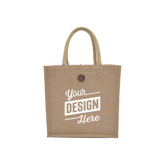 Eco-friendly Jute Bag With Lamination, Small