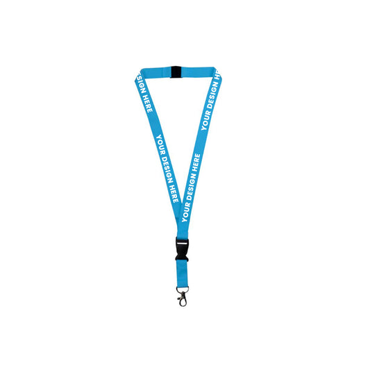 Lanyards with Hook, Safety Lock, and Buckle, 20 mm