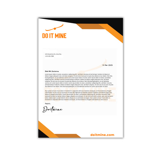 Letterhead MOQ- 1000 pcs