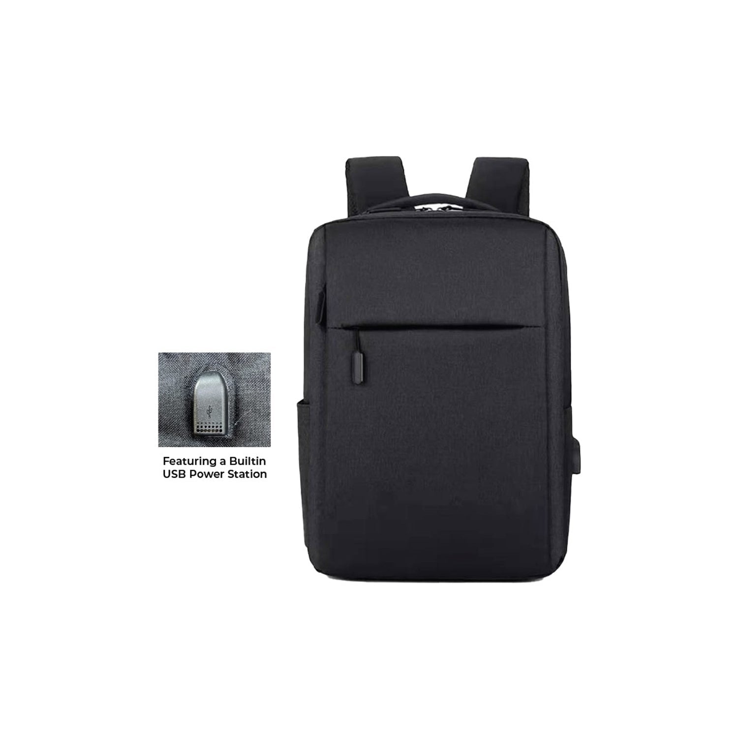 Premium Laptop bag with Built-in USB Power Station, Blank - Just Adore