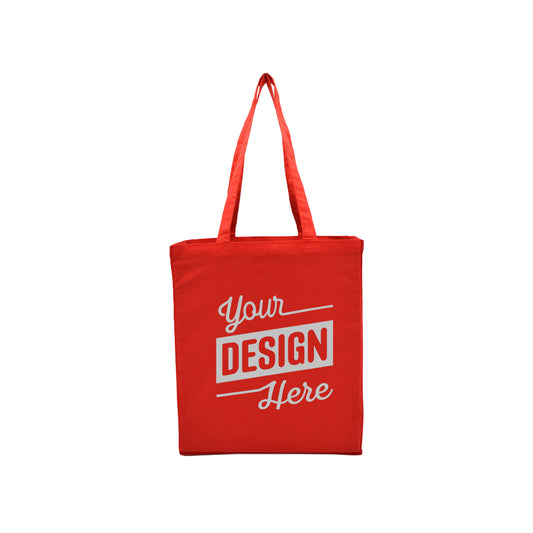 Cotton Canvas Bag with Gusset and Base, Light Weight