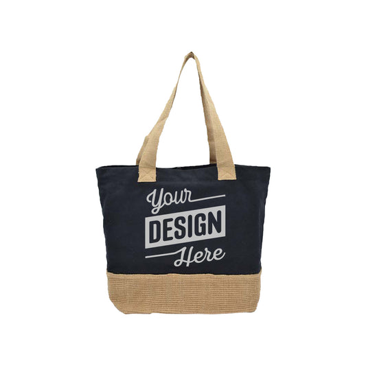 Two Tone Juco with Canvas Bag