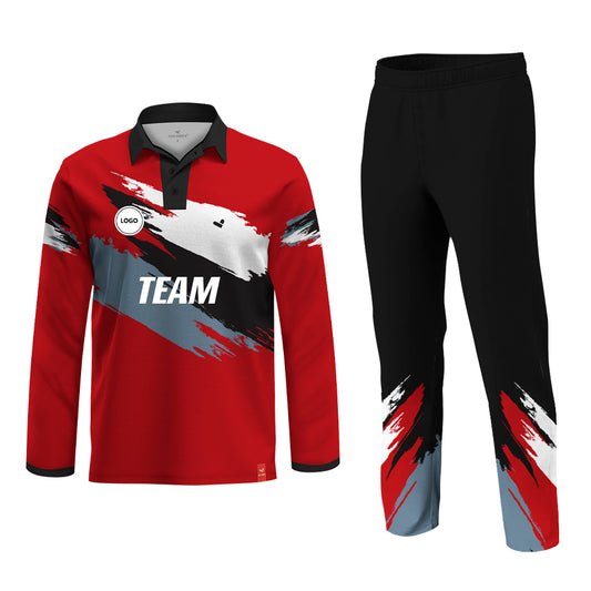 Cricket Team Uniform Set - Full Sublimation, Long Sleeve