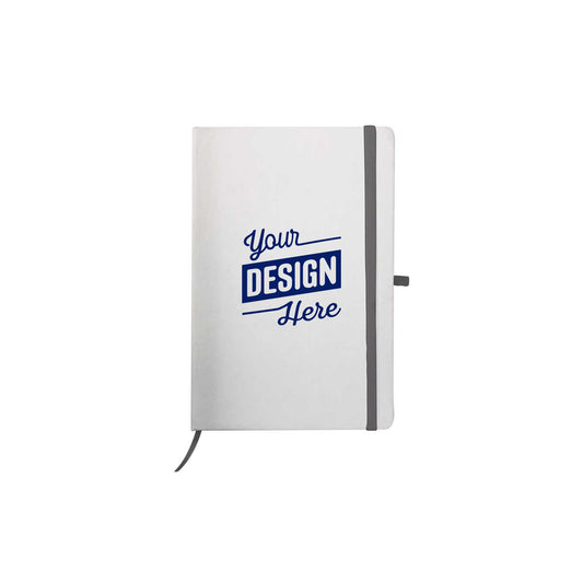 White PU Leather Cover Notebooks