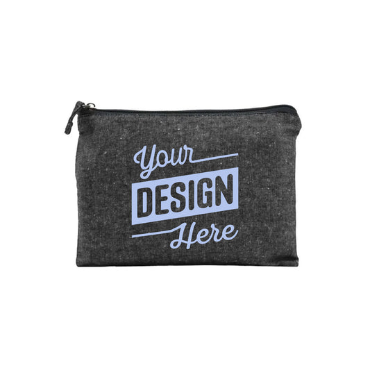 Multi-purpose Cotton Zipper Pouches 6 oz